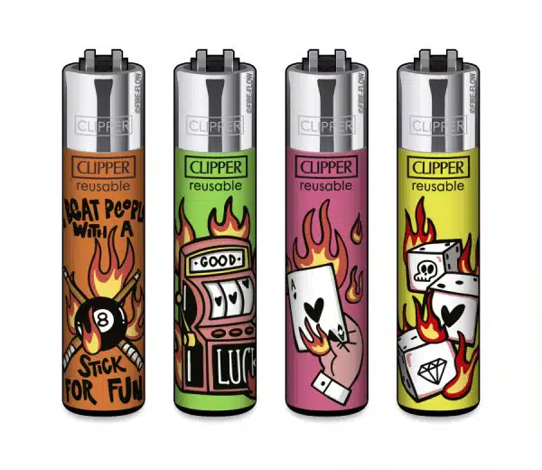 Clipper set van 4 - Games on fire